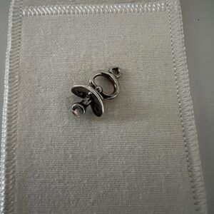 Silver Pacifier Charm